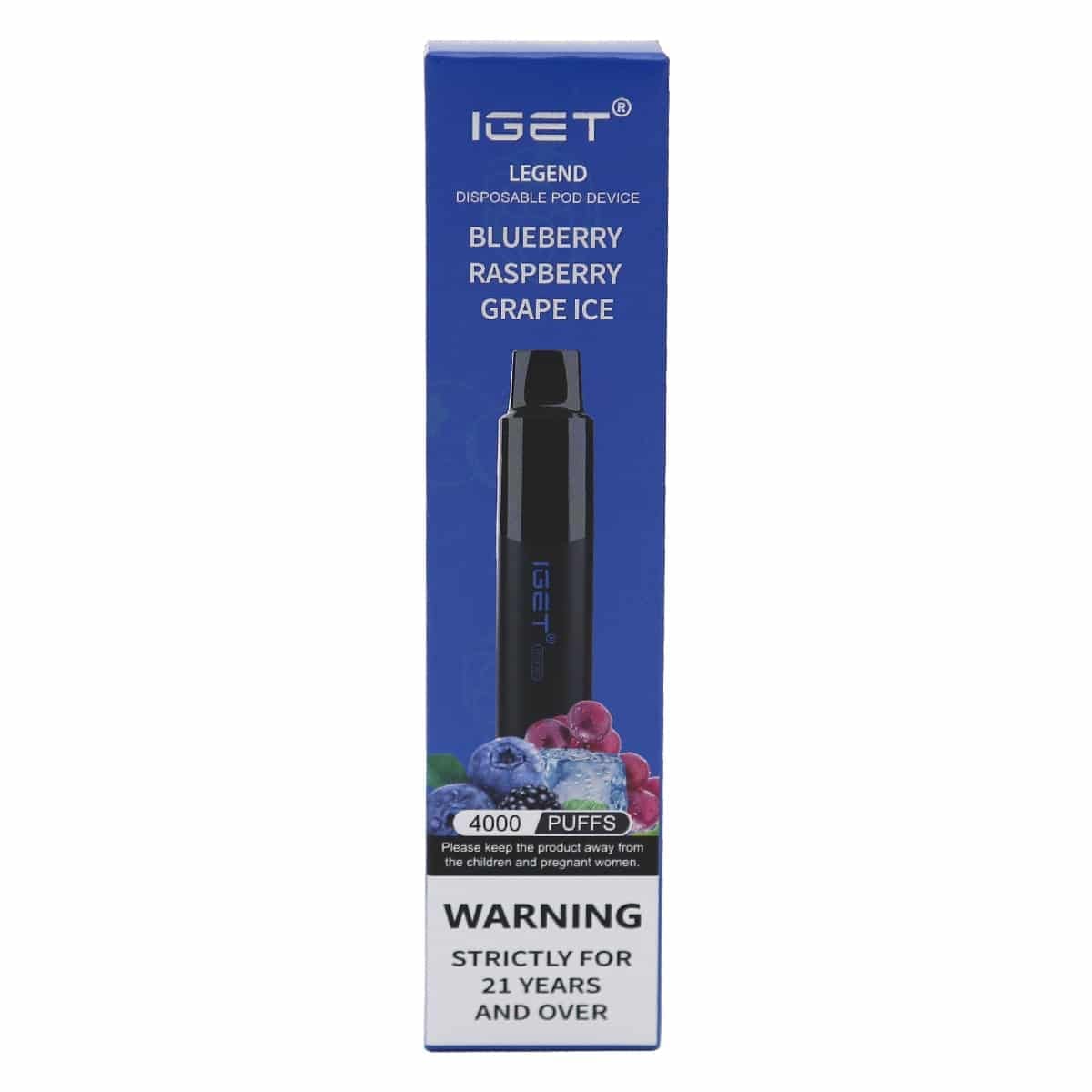 IGET Legend 4000 Puffs – Raspberry Watermelon Lemon