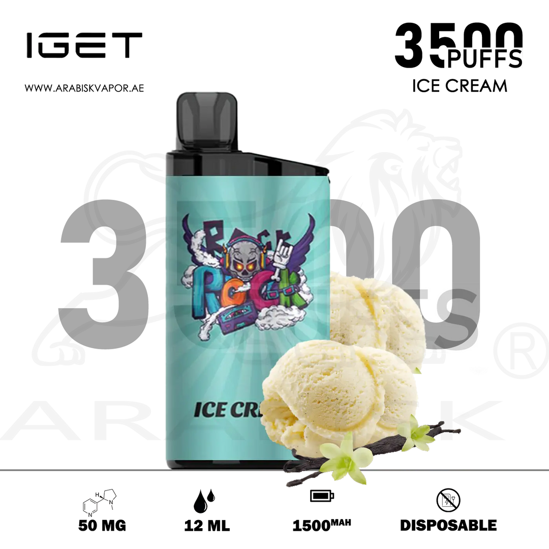 IGET Bar 3500 Puffs – Ice Cream