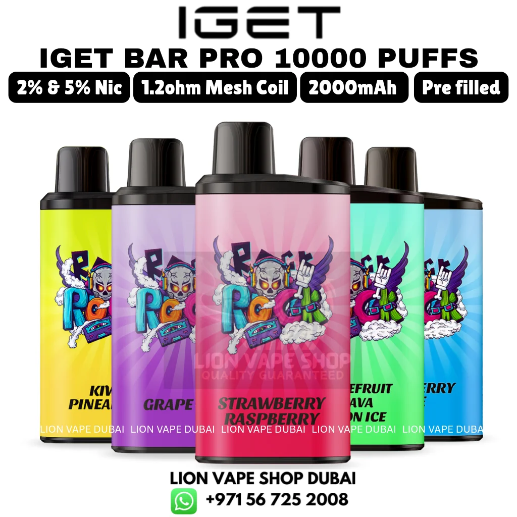 IGET Bar Pro 10000 Puffs – Strawberry White Peach Ice Mist