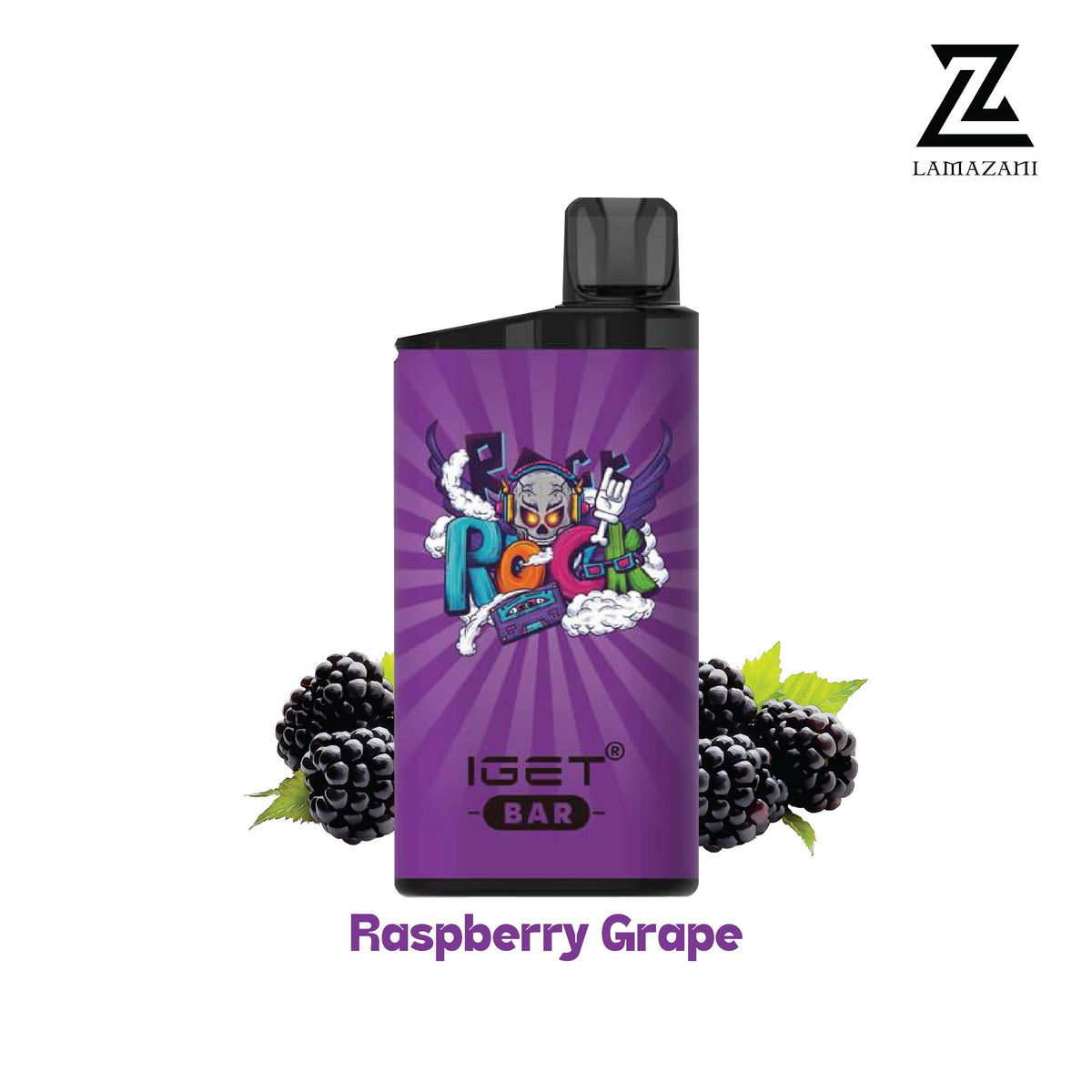 IGET Bar 3500 Puffs – Raspberry Grape