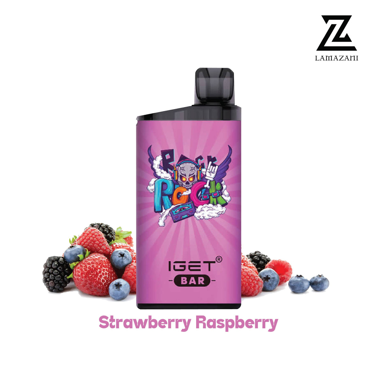 IGET Bar 3500 Puffs – Strawberry Raspberry
