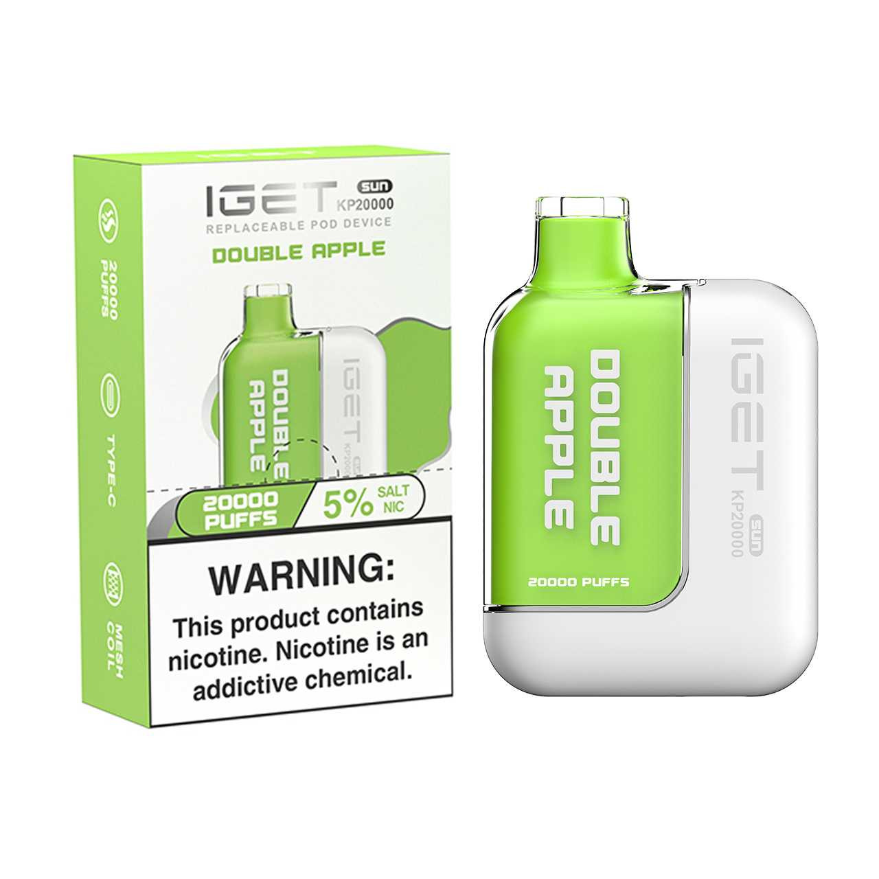 IGET Sun KP20000 20000 Puffs – 75 Pack Bundle