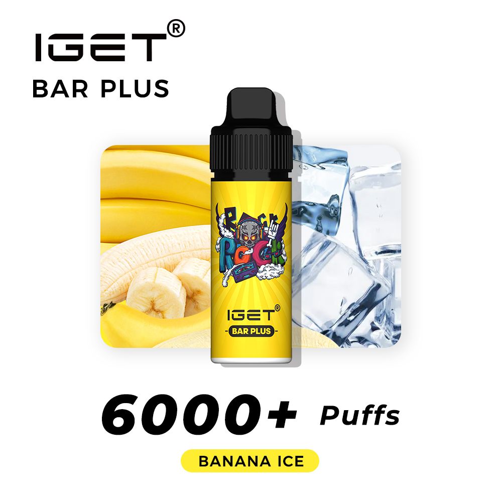 IGET Bar Plus 6000 Puffs – Watermelon Mint Ice